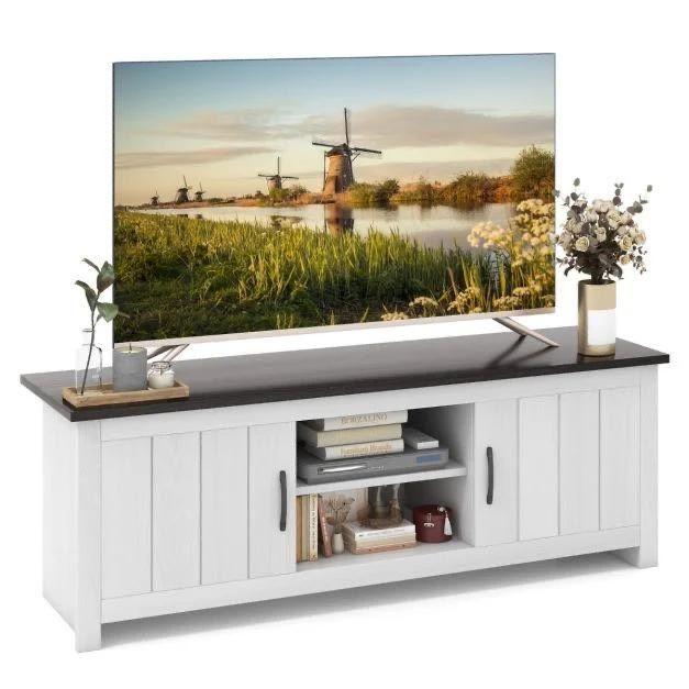 TV Schrank Kommode Kolzoptik
