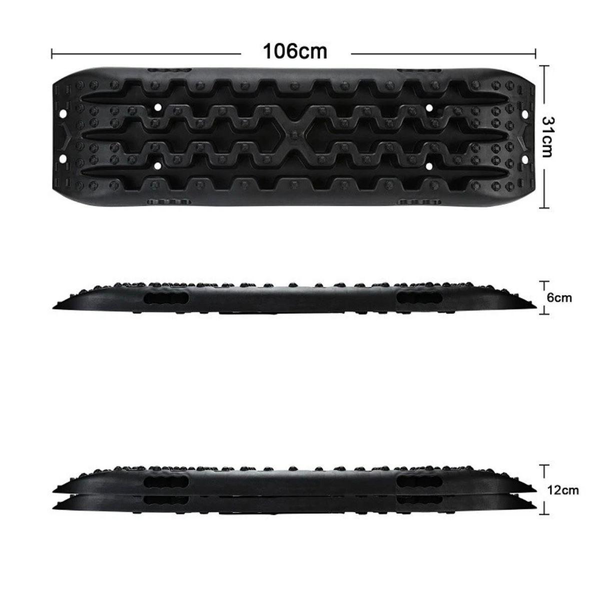 2x Offroad Sandbleche 10t Anfahrhilfe Schnee Schlamm
