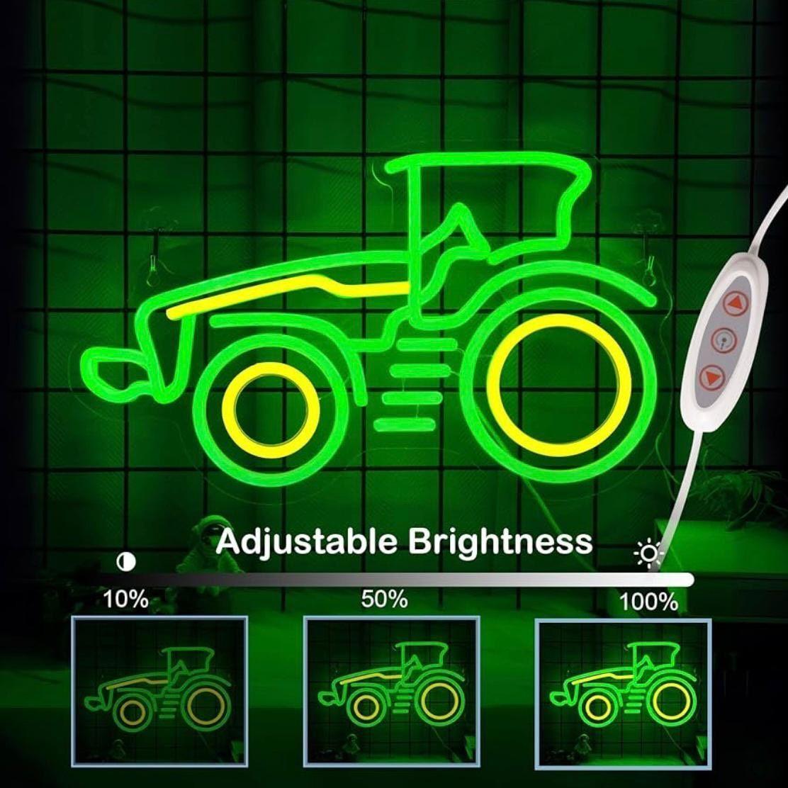 LED Neon Schild Traktor