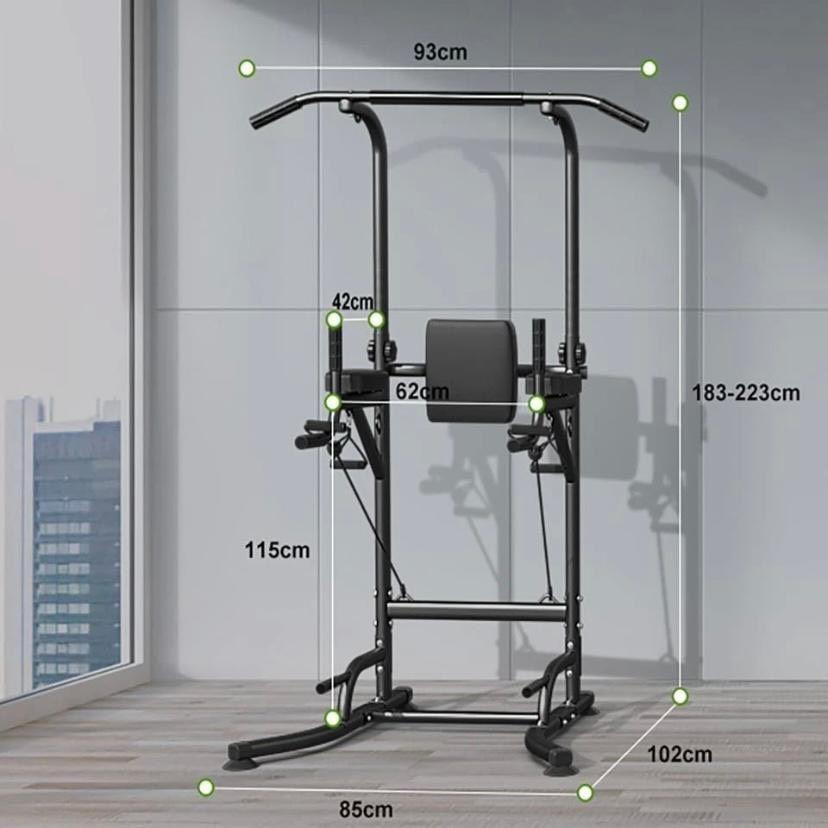 Power Tower/Dip-Station Multifunktionales Trainingsgerät