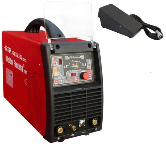 AC/DC WIG Inverter-Schweißgerät 200A mit Pulsfunktion & Fußpedal