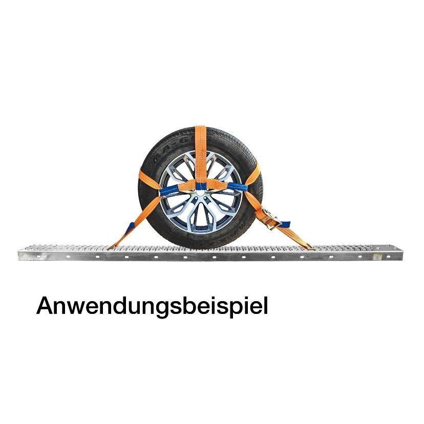 4-teiliges Zurrgurt-Set für Reifen & Ladungssicherung 2000 daN