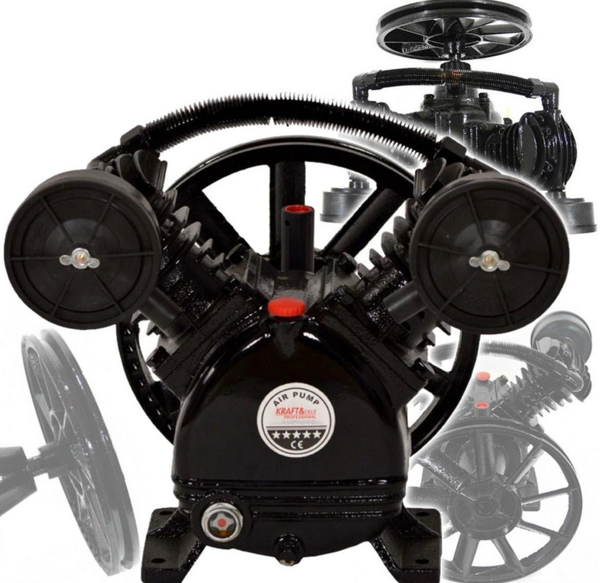 2-Zylinder Kompressorpumpe V-0.48/8 480l/min 8bar ölgeschmiert
