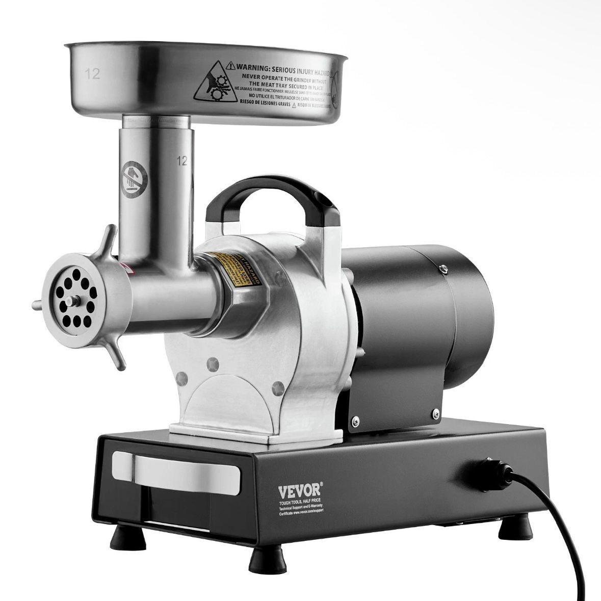 Elektrischer Fleischwolf 550W Edelstahl Wurstmaschine 12# Profi