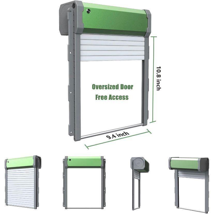 Automatische Hühnerklappe Alu