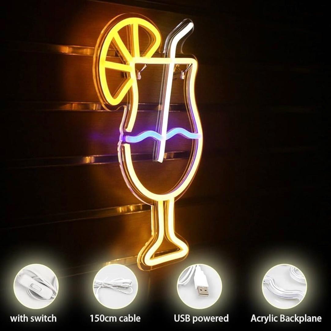 LED Neon Cocktail Schild