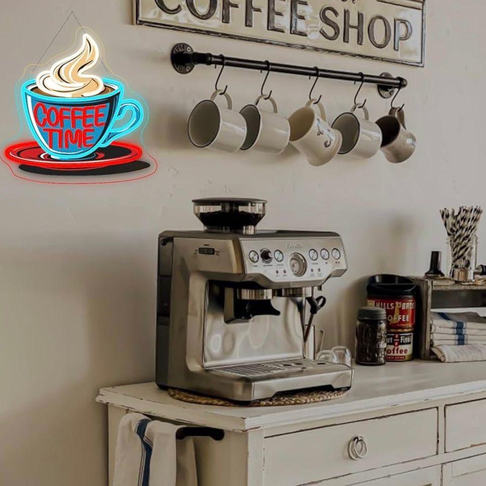 LED Neon Schild Kaffee Zeit (Coffee Time)