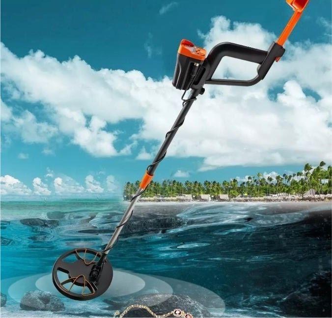 Profi Metalldetektor mit wasserdichter Suchsonde – ideal für Schatzsuche