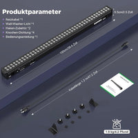2er Set LED 180W RGB  DMX Bühnenbeleuchtung 80 LEDs