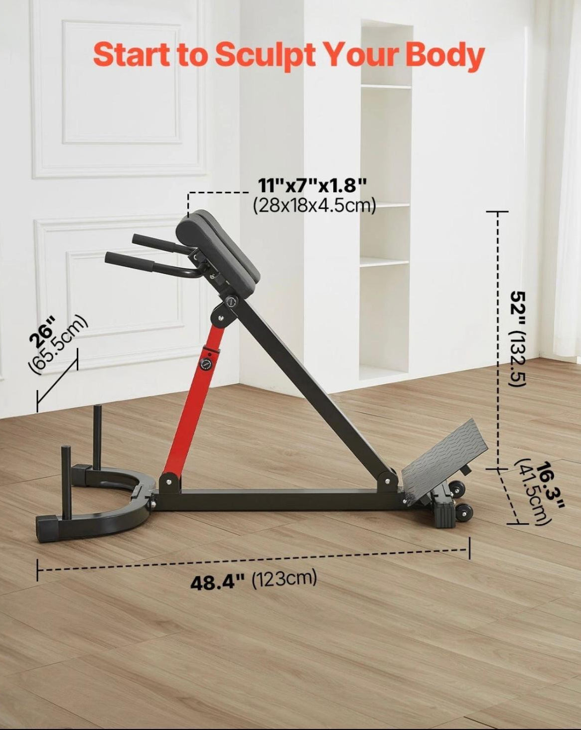 Hyperextension Rückentrainer für Ganzkörpertraining