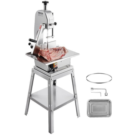 Fleischbandsäge 850W Edelstahl Knochen- & Fleischsäge