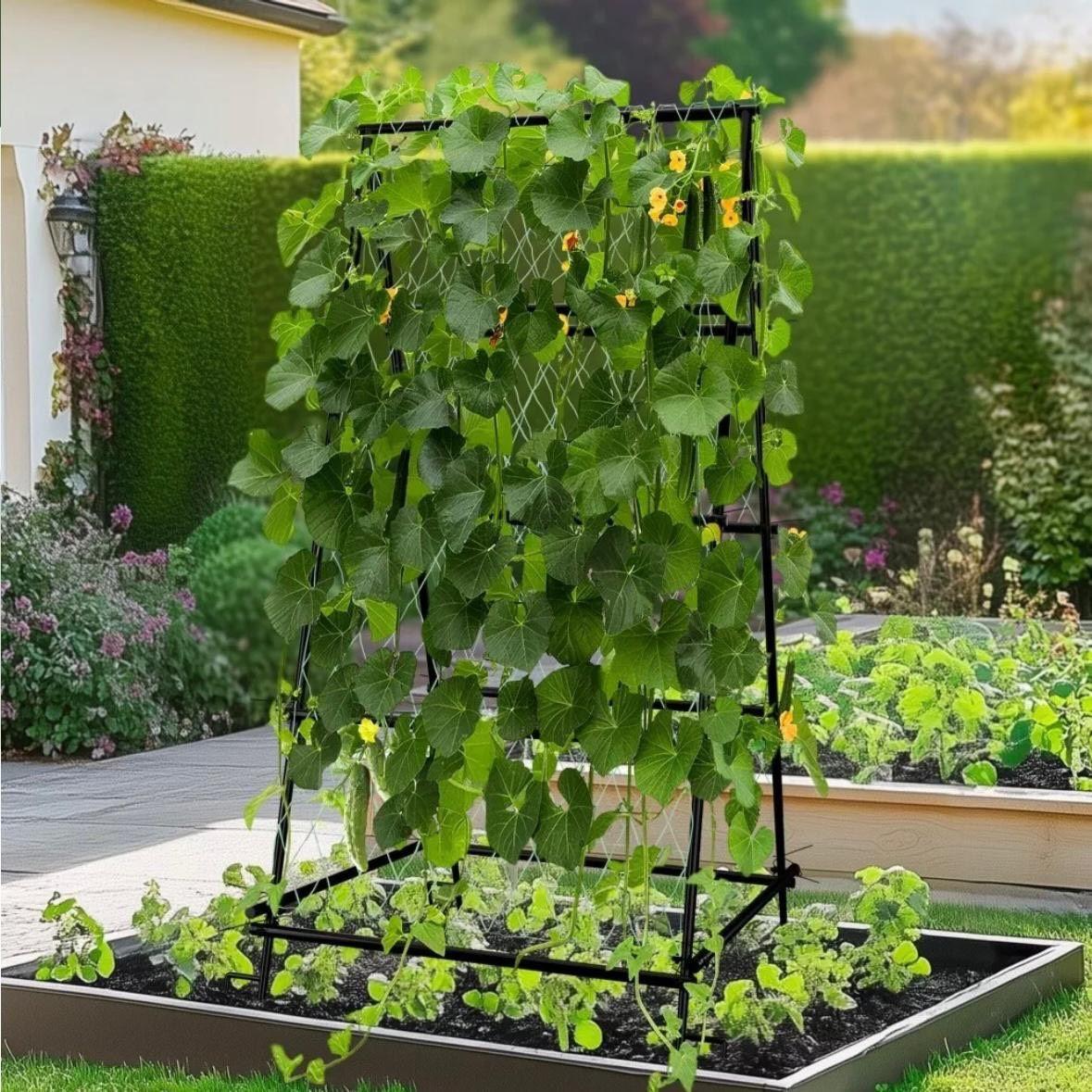 Gartenspalier A-Rahmen Rankhilfe Metall 176cm