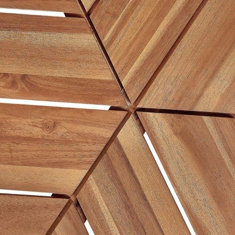 Gartentisch Akazienholz Rund Holztisch Terrasse
