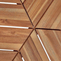 Gartentisch Akazienholz Rund Holztisch Terrasse