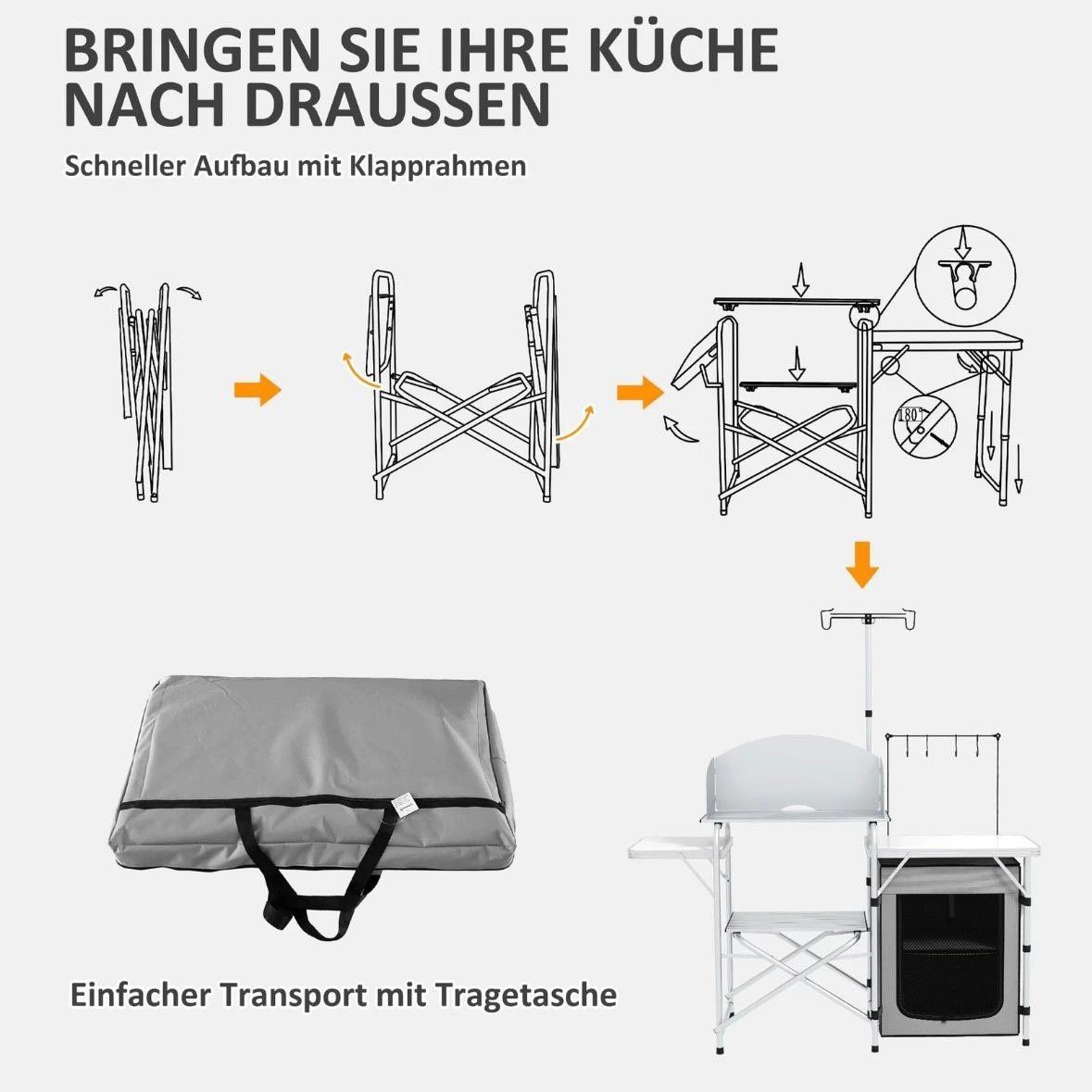 Campingküche klappbar für Outdoor-Abenteuer