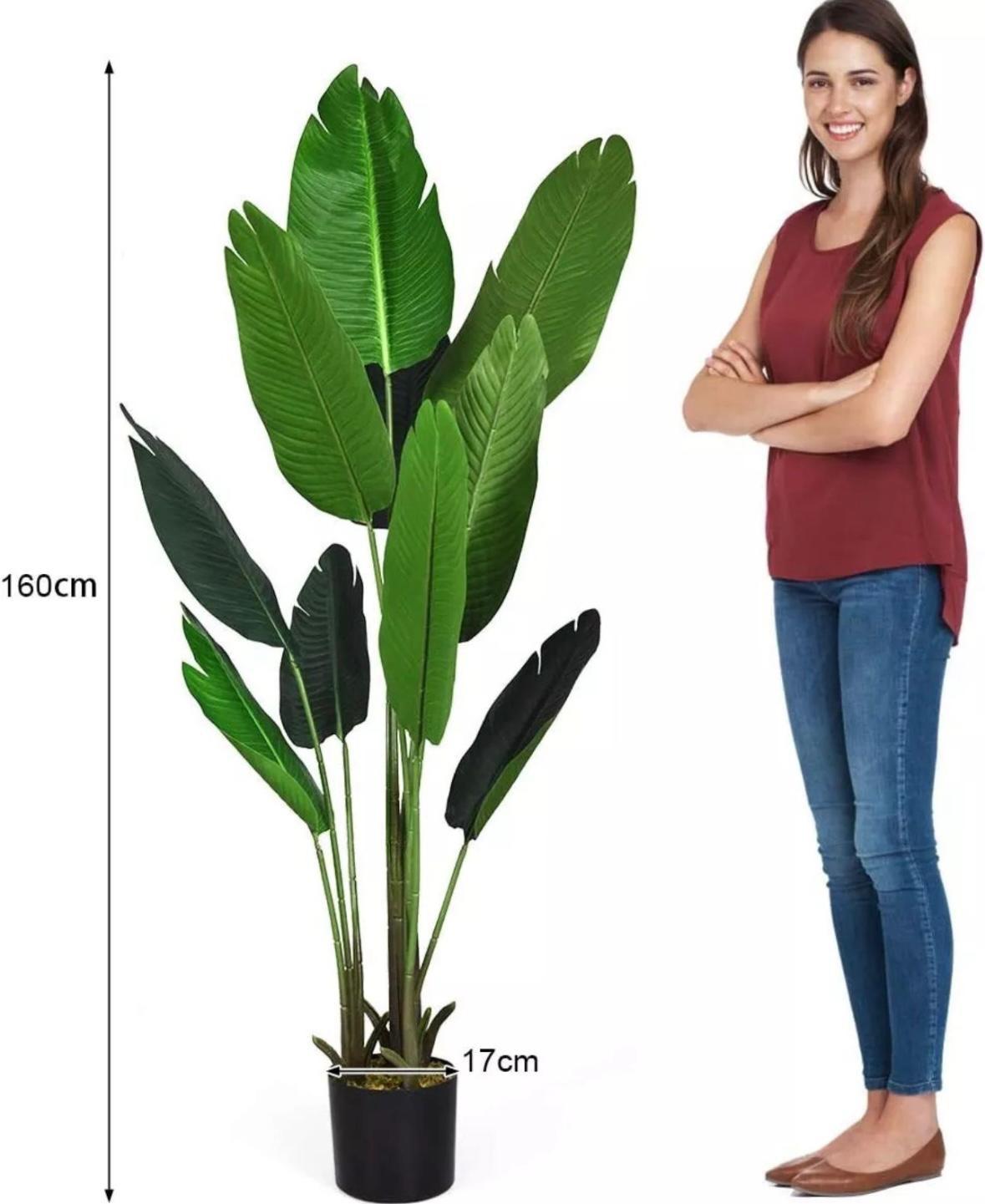 Künstliche Pflanze 160cm Tropenpflanze