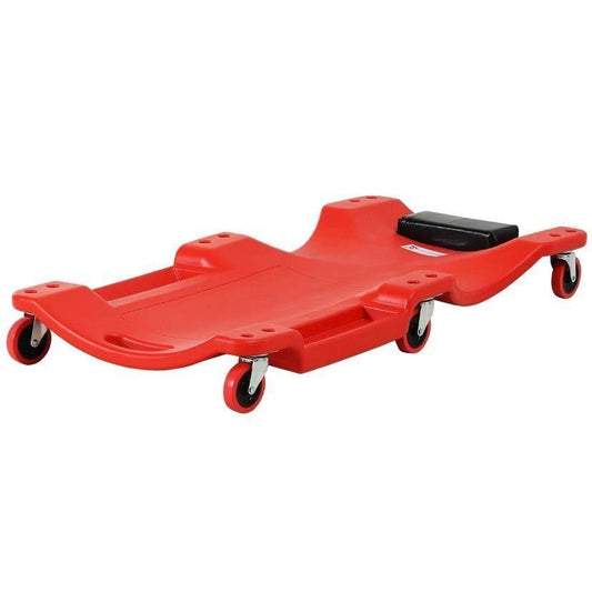 Werkstattliege Rollbrett Rot