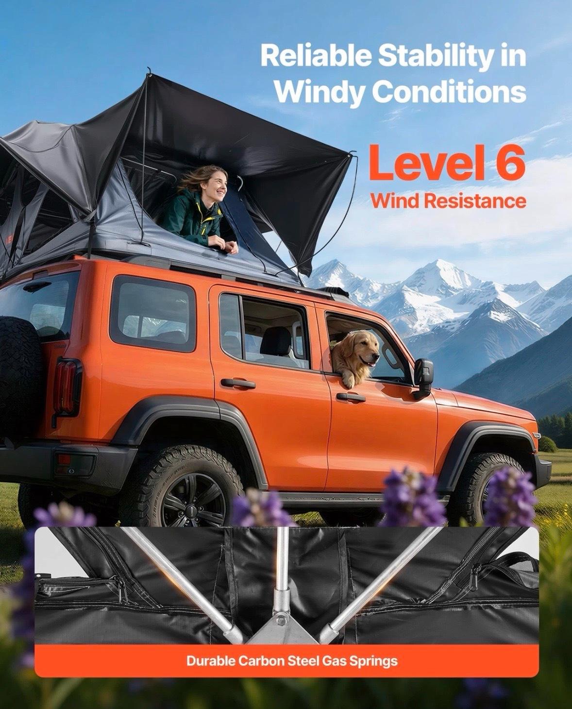 Dachzelt Auto 2–3 Personen Camping