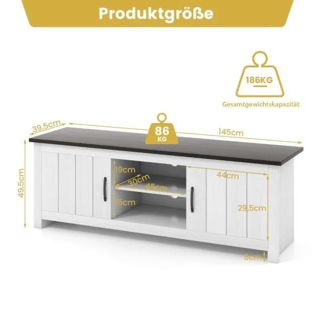 TV Schrank Kommode Kolzoptik