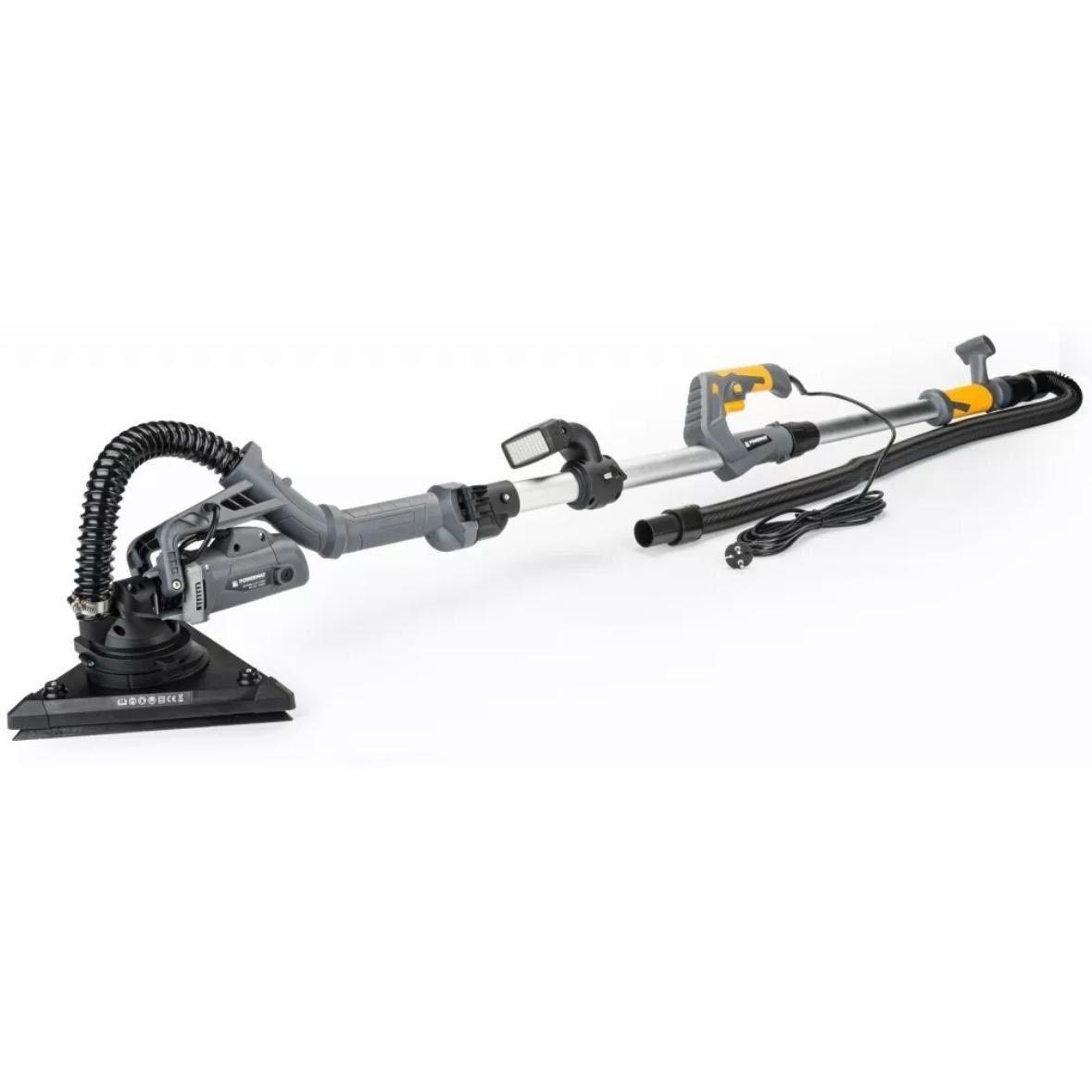 Wand- und Deckenschleifer 1450W mit LED, Teleskop & 2 Schleifköpfen