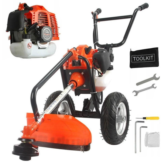 Mobile Gartensense mit Fahrwagen 5,2 PS Benzin Freischneider