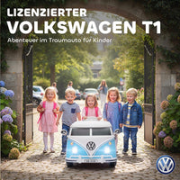 Volkswagen T1 Camper Kinder Elektroauto 12V mit MP3 & Licht