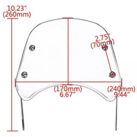 Motorrad Windschild Scheinwerfer Halter 5–7 Zoll