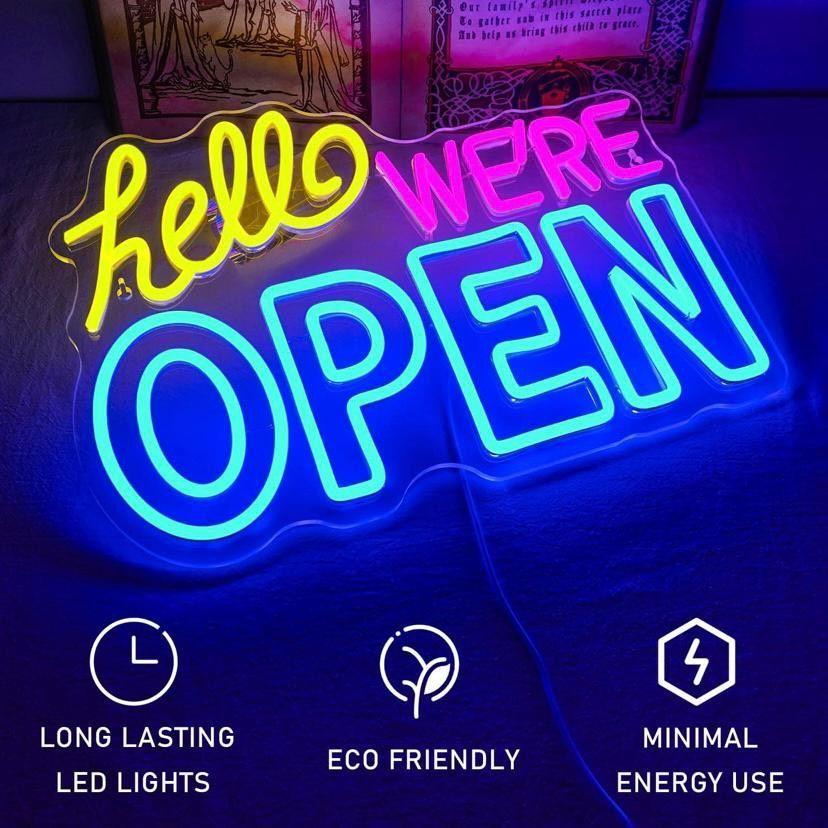 LED Neon Schild OPEN