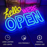 LED Neon Schild OPEN