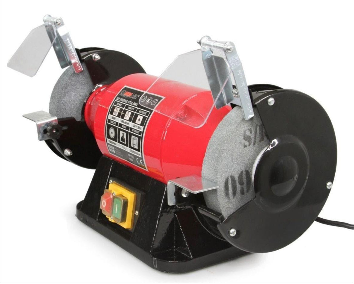 Doppelschleifmaschine 1600W Industrie Schleifbock mit 2 Schleifsteinen