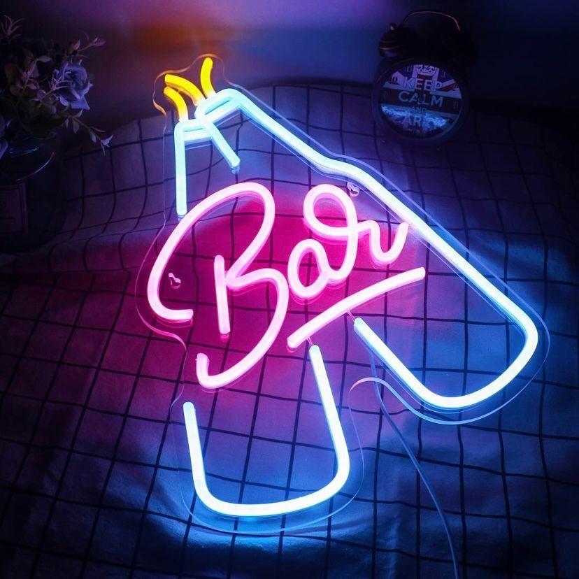 LED Neon Schild Bar