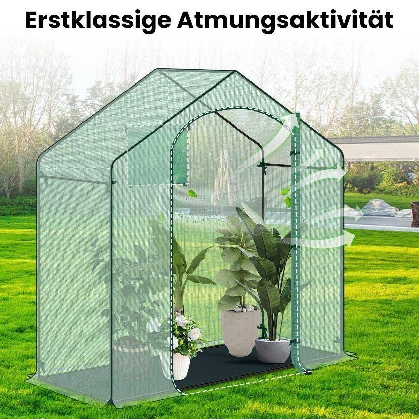 Foliengewächshaus 200×80×200cm Garten Gewächshaus