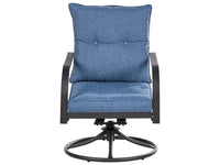 4tlg Gartenset mit Sofa Sessel & Couchtisch Polyratten-Optik
