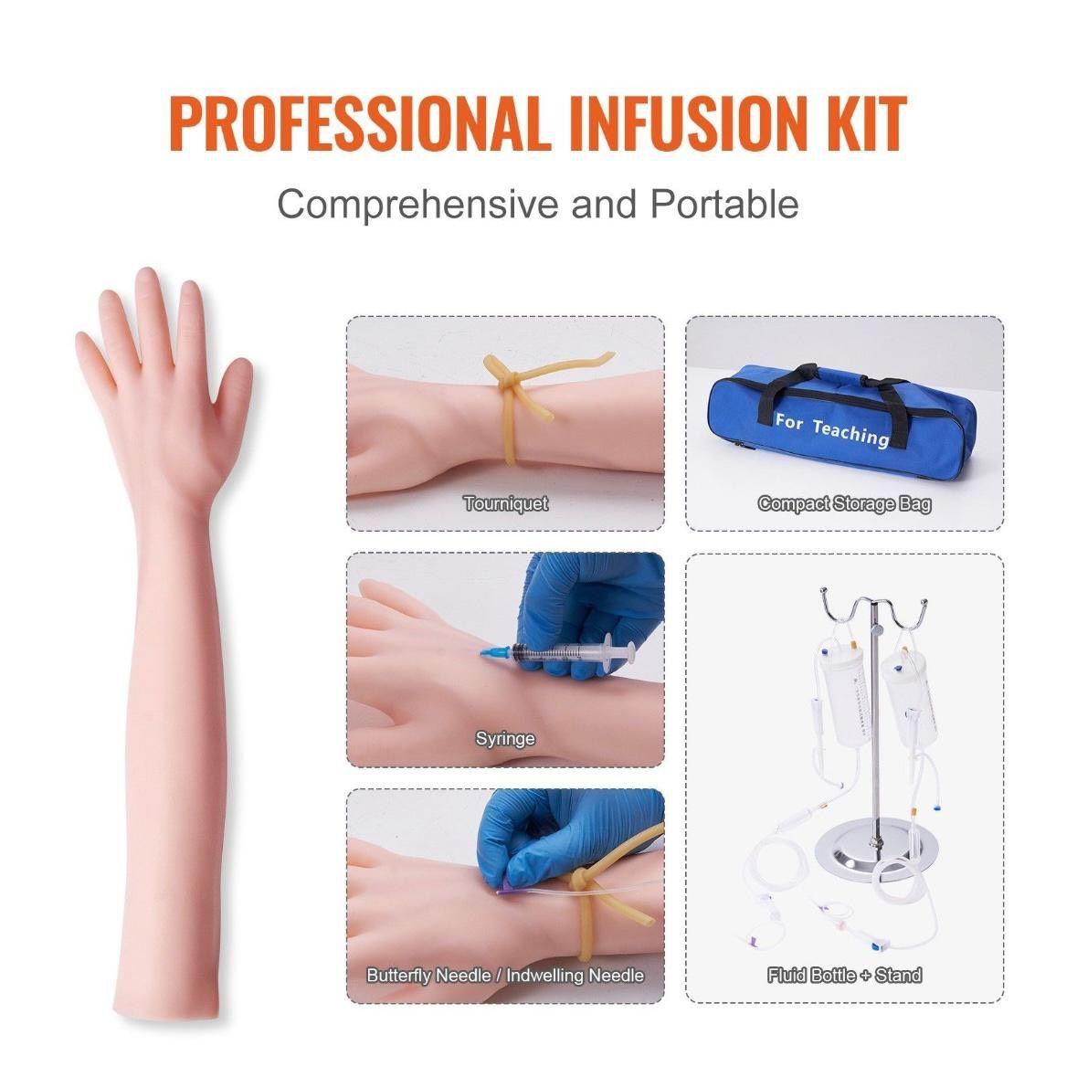 IV-Übungsarm Set – realitätsnahes Training für Venenpunktion & Infusion