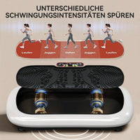 Vibrationsplatte mit Fitnessbändern