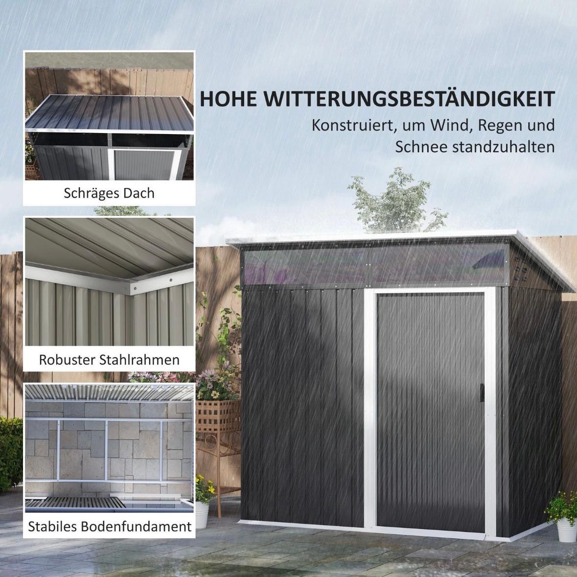 Gerätehaus Gartenhaus Geräteschrank Gartenschrank
 1,9m²