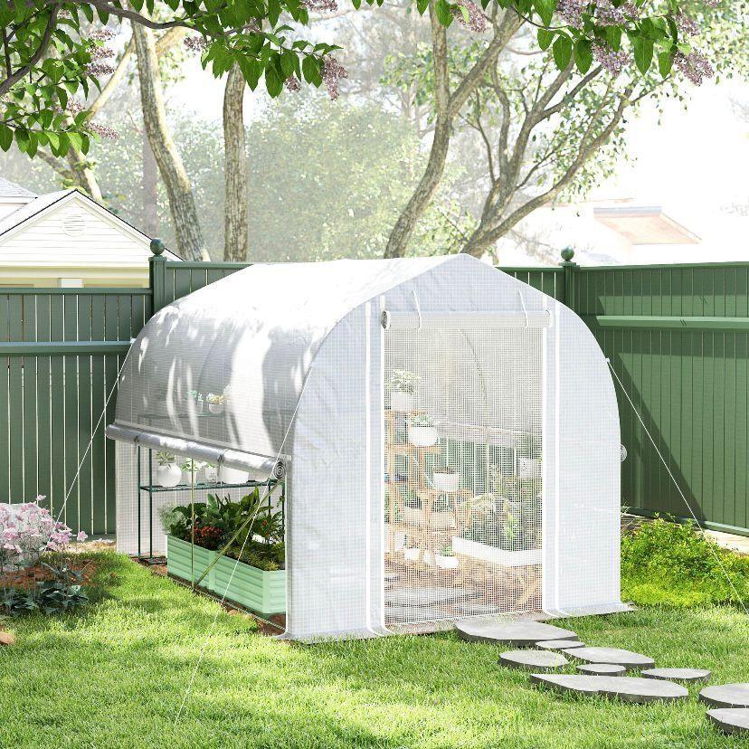Foliengewächshaus 3×2×2 m Garten Gewächshaus