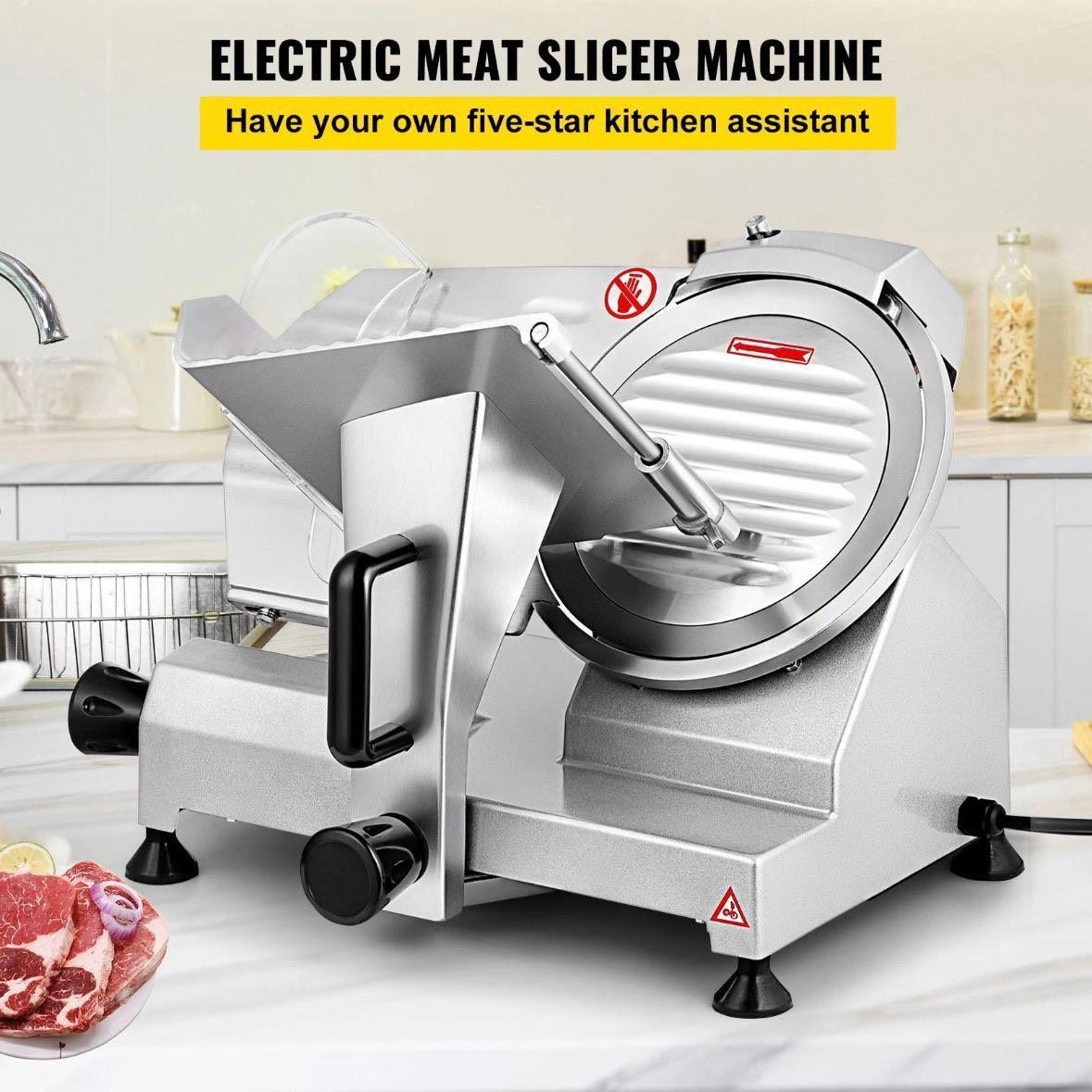 Elektrische Fleischschneidemaschine 200W präzise & vielseitig