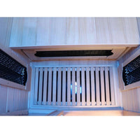 Infrarotkabine für 1 Person mit LED-Farblicht Audio & Ionisator