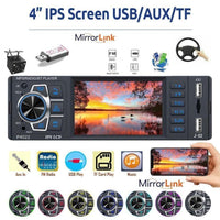 1 DIN Autoradio Bluetooth IPS Display USB AUX Freisprecheinrichtung