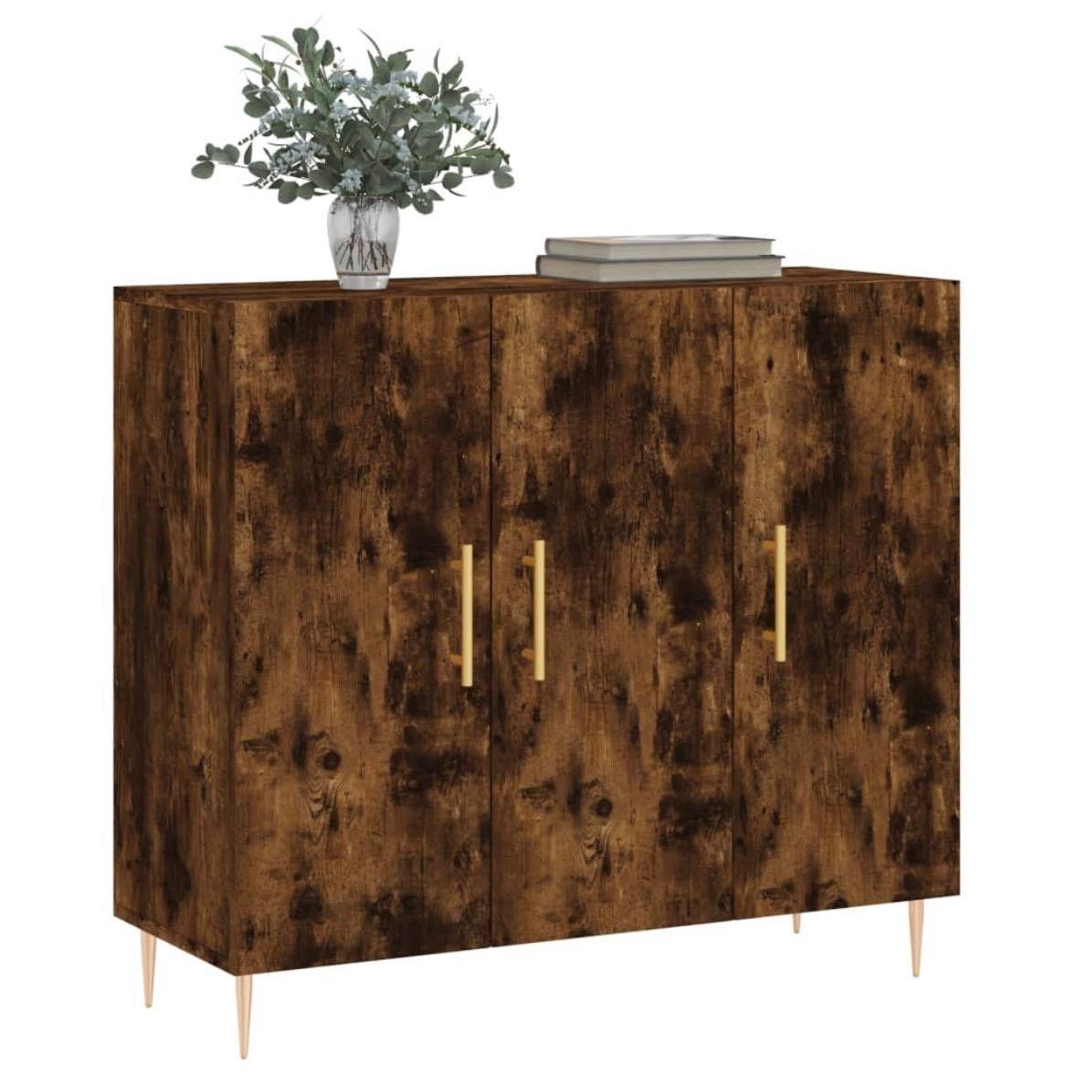 Sideboard im Altholz-Look mit Metallbeinen 90cm