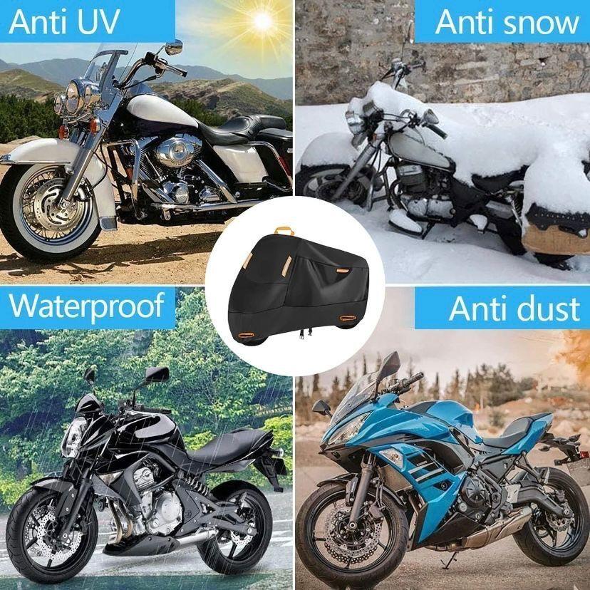Motorradabdeckung wasserdicht 210D Schutzplane