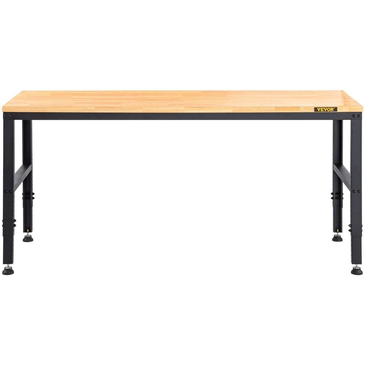 Höhenverstellbare Werkbank mit Steckdosenleiste 122cm bis 900kg