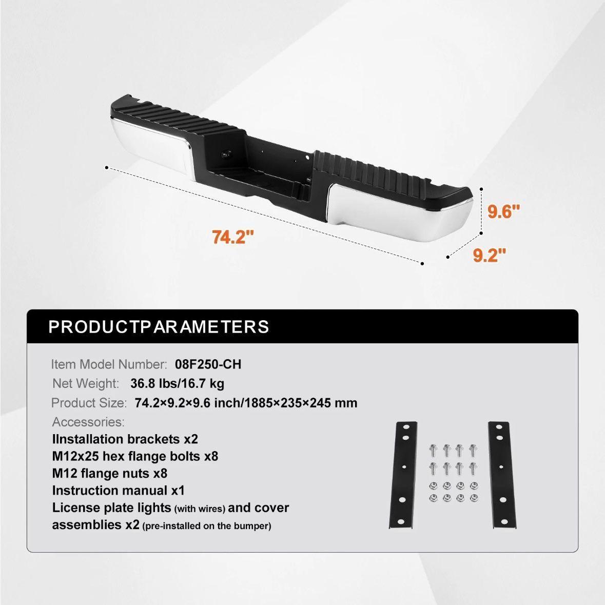 Heckstoßstange Pickup Ford F250/Ford F350 2008-2016
