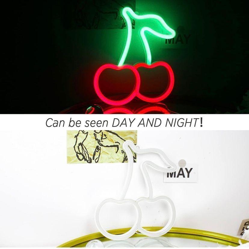 LED Neon Schild Kirschen