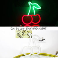 LED Neon Schild Kirschen