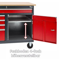 Werkbank mobil Werkzeugschrank 300kg