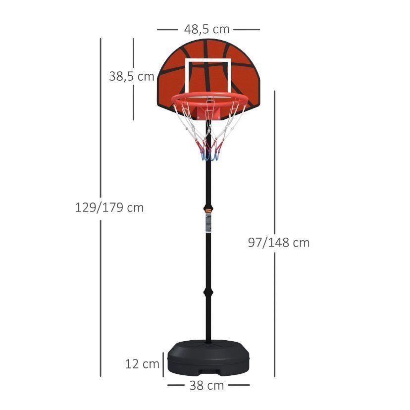 Basketballkorb mit Ständer & Dartscheibe