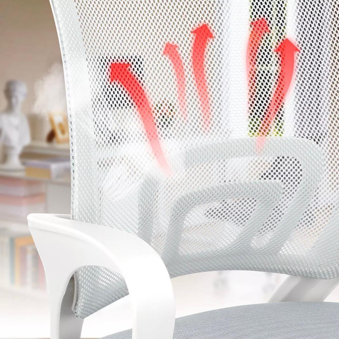 Ergonomischer Bürostuhl Schreibtischstuhl höhenverstellbar Rückenlehne