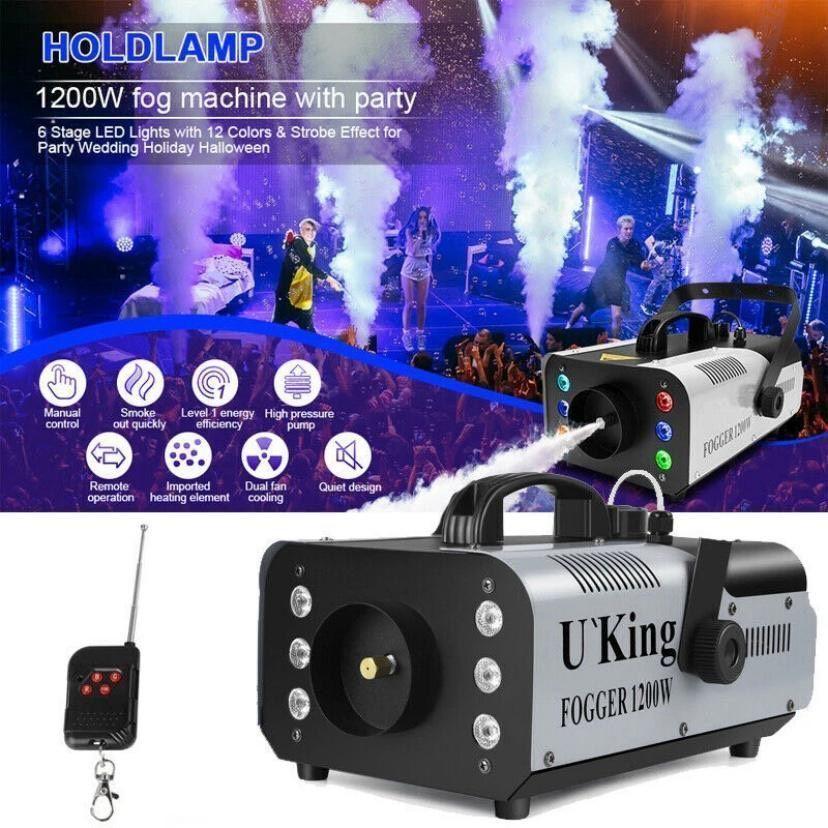 1200W Nebelmaschine mit LED & DMX Fog Machine